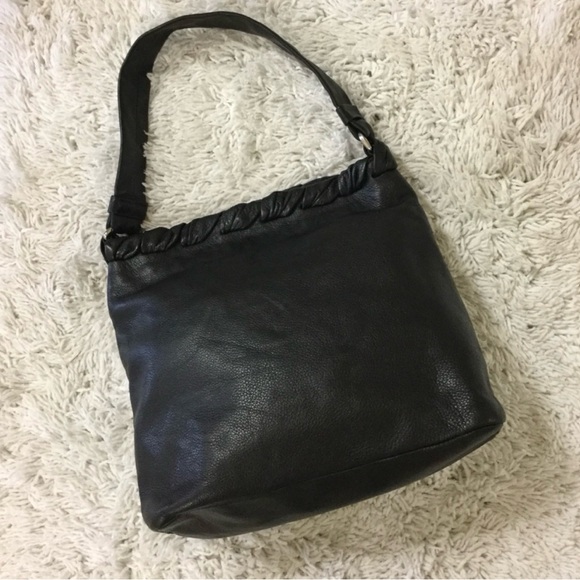 Cole Han Black Leather Shoulder tote/bag - Picture 5 of 11